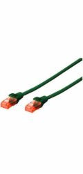 Digitus Ecoline Patch Cable, UTP, CAT 6e, AWG 26/7, zelený 5m, 1ks