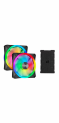 Corsair ventilátor QL Series QL140 RGB LED, 2x 140mm, 26dBA, Lighting Node CORE