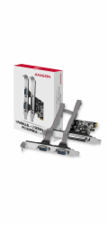 AXAGON PCEA-PSN, PCIe řadič - 1x paralelní (LPT) + 2x sériový port (RS232) 250 kbps, vč. LP