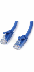 Startech 3m CAT6 Ethernet Cable, 10 Gigabit Snagless RJ45 650MHz 100W PoE Patch Cord, CAT 6 10GbE UTP Network Cable w/Strain Relief, Blue, Wiring is UL Certified/TIA - Category 6 - 24AWG (N6PATC3MBL) 