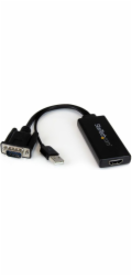 StarTech D-Sub (VGA) - HDMI + USB-A AV adaptér černý (VGA2HDU)