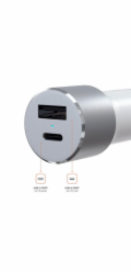 Satechi SATECHI 72W PD adaptér do auta Type-C | Vesmírně šedá