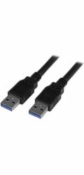 StarTech USB-A USB kabel – 3 m černý (USB3SAA3MBK)