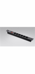Eurocase zásuvka GA-3106 typ E šetinásobná, 1,7m, C13- Schuco