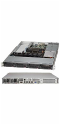 SUPERMICRO 1U chassis 4x 3,5" HS NVMe/SAS/SATA, 2x600W (80PLUS Platinum), WIO, X11