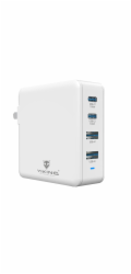 Viking nabíječka USB GaN 100W, podpora PD3.0 a QC4+, bílá