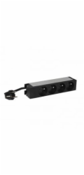 LEGRAND PDU Základní, 1U-10", výstup 4x 230V (CZ/FR), 1-fáze 16A, vstup CZ vidlice - kabel 3m