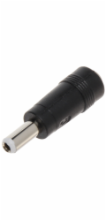 Redukce pro DC zdroje, konvertuje 2.1mm DC jack na 2.5mm - rovná