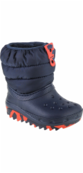 Crocs Crocs Classic Neo Puff Boot Toddler 207683-410 Námořnická modrá 22/23