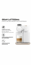 De Longhi Nespresso Granlattissima kávovar, kapslový, bílá