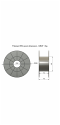 Filament PM tisková struna/filament 1,75 PLA+ Sweet Mint, 1 kg