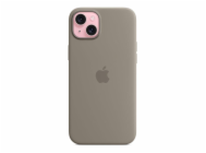 Apple Silikonové s MagSafe iPhone 15 Plus, jílově šedá MT133ZM/A Apple iPhone 15 Plus Silicone Case s MagSafe - Clay