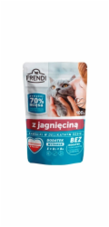 FRENDI Kousky v jehněčí omáčce - mokré krmivo pro kočky - 100 g