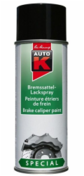Barva na brzdové díly Auto K 1233077, černá, 400 ml