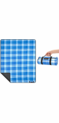 Spokey Pikniková deka Picnic Moo modrá 150x130cm (925069)