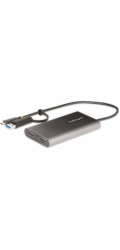 Startech USB-C to Dual-HDMI Adapter, USB-C or A to 2x HDMI, 4K 60Hz, 100W PD Pass-Through, 1ft (30cm) Built-in Cable, External Video Graphics Adapter - USB to HDMI Multi-Monitor Converter for Laptop (