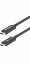 StarTech 6ft (2m) Active Thunderbolt 4 Cable, 40Gbps, 100W PD, 4K/8K, Intel Certified, Compatible w/Thunderbolt 3/USB 3.2/DisplayPort (A40G2MB-TB4-CABLE) - USB kabel - USB-C (M) do USB-C (M) - USB 3.2