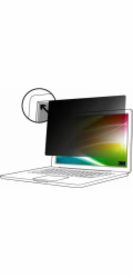 3M Bright Screen Privacy Filter - Filtr pro zvýšení soukromí k notebooku - odstranitelné - sklopným - 13.6" - černá