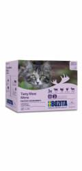 BOZITA Tasty meat menu Box - mokré krmivo pro kočky - 12 x 85g