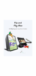 ESR FLIP HYBRIDNÍ IPAD 10,9” 10 / 2022 / 11” 11 / 2025 TMAVĚ MODRÁ