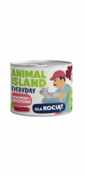 ANIMAL ISLAND Everyday Beef and game for kittens - mokré krmivo pro kočky - 185g