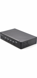 Startech 4 Port HDMI KVM Switch, Single Monitor 4K 60Hz Ultra HD HDR, Desktop HDMI 2.0 KVM Switch with 2 Port USB 3.0 Hub (5Gbps) & 4x USB 2.0 HID Ports, Audio, Hotkey Switching, TAA - KVM with Fast S