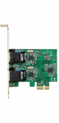 Startech Dual Port Gigabit PCI Express Server Network Adapter Card - 1 Gbps PCIe NIC - Dual Port Server Adapter - 2 Port Ethernet Card (ST1000SPEXD4) - Síťový adaptér - PCI Express x1 nízký profil - G