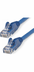 Startech 15m LSZH CAT6 Ethernet Cable, 10 Gigabit Snagless RJ45 100W PoE Network Patch Cord with Strain Relief, CAT 6 10GbE UTP, Blue, Individually Tested/ETL, Low Smoke Zero Halogen - Category 6 - 24