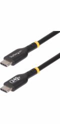 StarTech 1m USB C Charging Cable, USB-IF Certified USB-C Cable, 240W - USB kabel - USB-C (M) do USB-C (M) - USB 2.0 - 48 V - 5 A - 1 m - technologie Extended Power Range (EPR), napájení USB (240 W), p