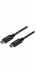 StarTech 0.5m USB C Cable - USB 2.0 - M/M - USB-C Charger Cable - USB 2.0 Type C Cable - Short USB C Cable (USB2CC50CM) - USB kabel - USB-C (M) do USB-C (M) - USB 2.0 - 50 cm - černá - pro P/N: DKT30C