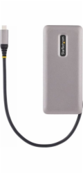 Startech 4-Port USB-C Hub, 4x USB-C Ports, USB 3.1 10Gbps, Portable USB C Hub with 100W Power Delivery Pass-Through, Portable USB Type C Hub w/ 9.8in (25cm) Wrap-Around Cable - USB Expansion Hub (HB31