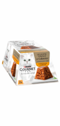PURINA Gourmet Revelations Chunks in jelly with chicken Box - mokré krmivo pro kočky - 2x57g