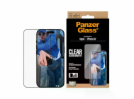 PanzerGlass - Ochrana obrazovky pro mobilní telefon - ultraširoký strih s EasyAligner - sklo - barva rámu cerná - pro Apple iPhone Air