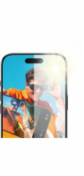 PanzerGlass ochranné sklo Anti-Reflective Armor pre iPhone Air - Black Frame