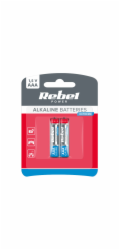 Baterie AAA (R03) alkalická REBEL EXTREME Alkaline Power 2ks / blistr BAT0090B