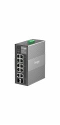 Switch TP-Link IES210GPP průmyslový, 2x SFP combo, 8x GLan s Poe+, 240W, DIN, Omáda SDN, poškozený obal