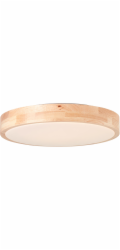Brilantní LED stropní svítidlo Moreen 34 cm dřevo FSC®