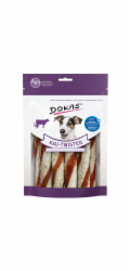 Dokas Chew Twister Hovězí kůže Kachní srdce a kachní prsa 200 g