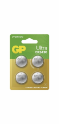 Baterie CR2430 GP Ultra lithiová 4ks