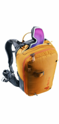 Batoh DEUTER Alproof Lite 20 SL Cinnamon/Black + Kosmetická taška DEUTER Wash Center I Raisin/Caspia
