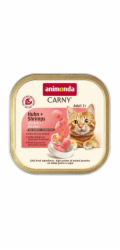 ANIMONDA Carny Adult Chicken and shrimp - mokré krmivo pro kočky - 85g