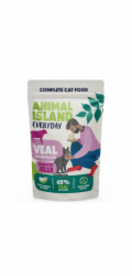 ANIMAL ISLAND Everyday karma,szarpane fileciki z cilęciny w galarecie z rosołu 85g