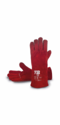 Rukavice TB 910B, červené, 9