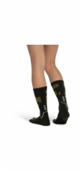 Ponožky BUFF Merino MW Crew Socks MWC2 Beetle, Zelené L