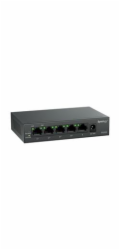 Synology PS500 switch - 5x 1Gb RJ-45 port, 4x PoE+ port, power budget 60W, bez ventilátoru