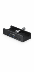 Orico USB-C aktivní USB HUB, PowerDelivery 100W, HDMI 4K, RJ45, montovatelný na stůl, černý (MH8P-BK-BP)