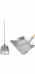 Lopata Extra silná S805-5WH ALU, lopata na sníh, dřevěná násada