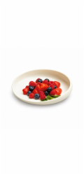 Plate with high rim