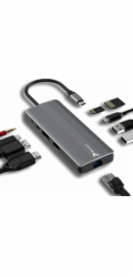 Reagle USB HUB REAGLE HUB USB-C 10v1 DisplayPort 1.4 HDMI 2.1 8K 4K 144Hz DisplayPort M1