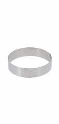 Kruhový rám de Buyer, 3098.04, perforovaný, průměr 10,5 cm, nerez